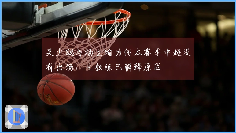 吴少聪与杨立瑜为何本赛季中超没有出场，主教练已解释原因